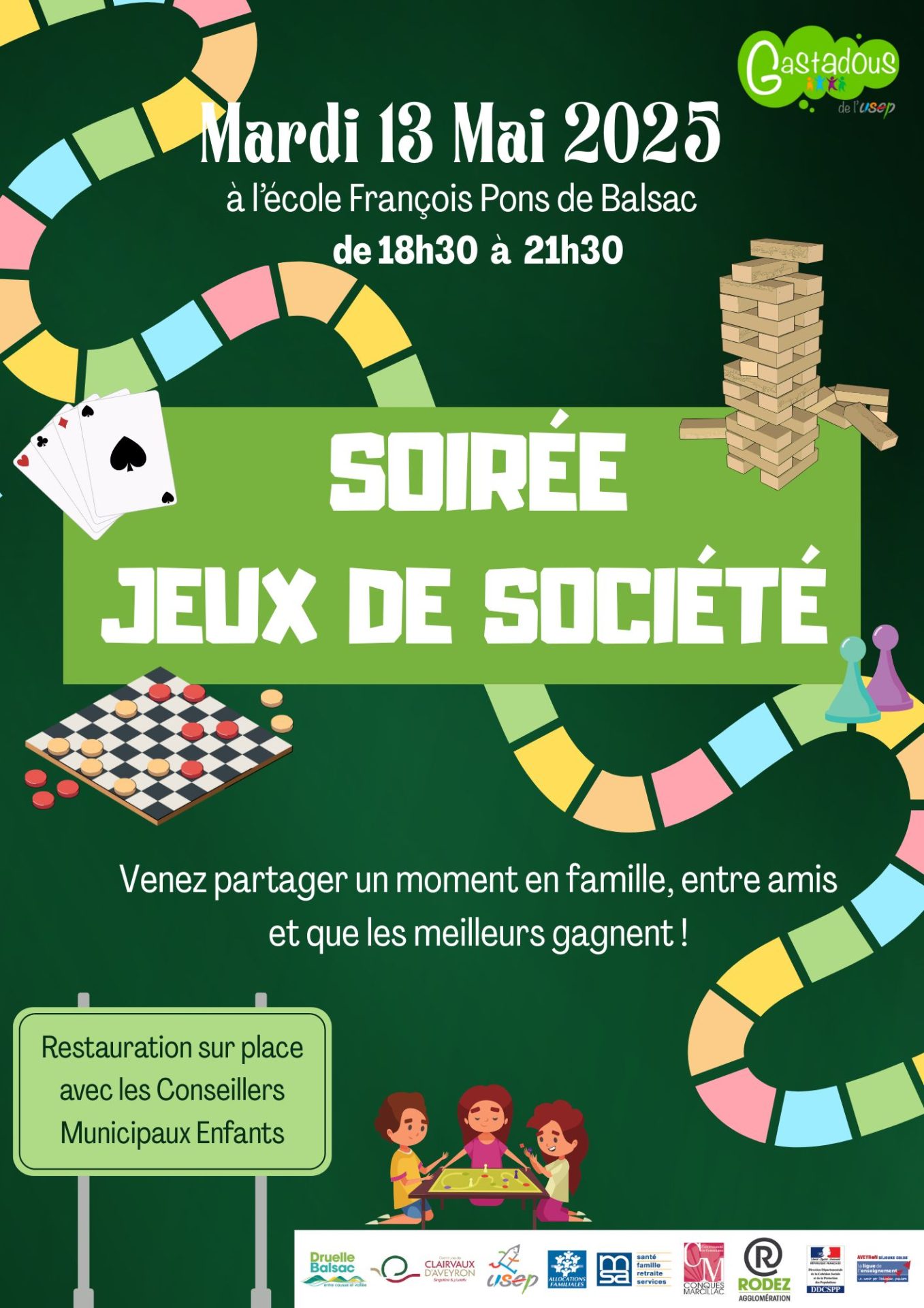 Lire la suite à propos de l’article Soirée des Gastadous  jeux de société sans écran