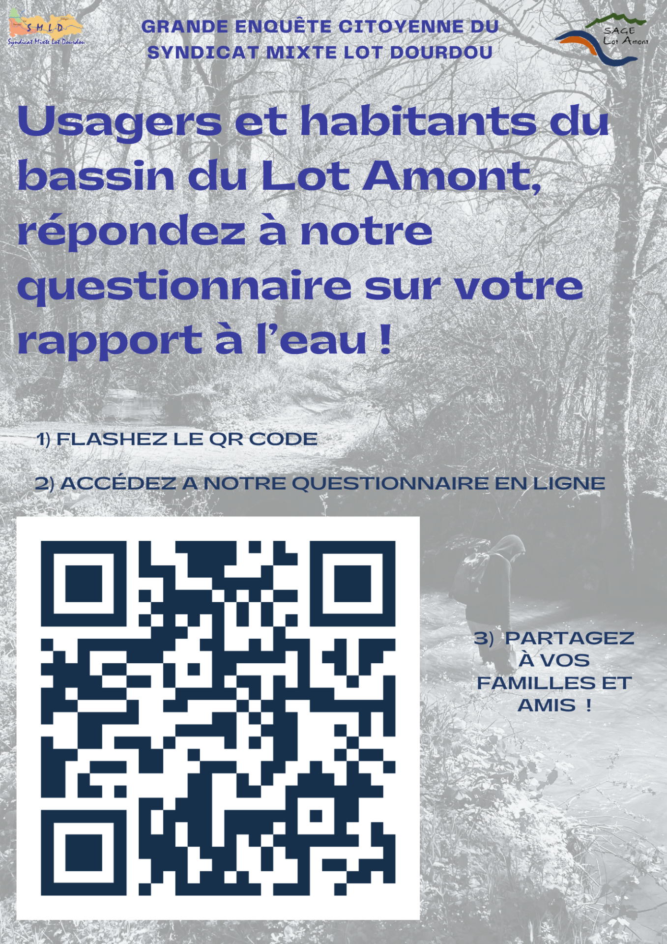 Lire la suite à propos de l’article Grande enquête citoyenne sur le bassin versant du Lot Amont